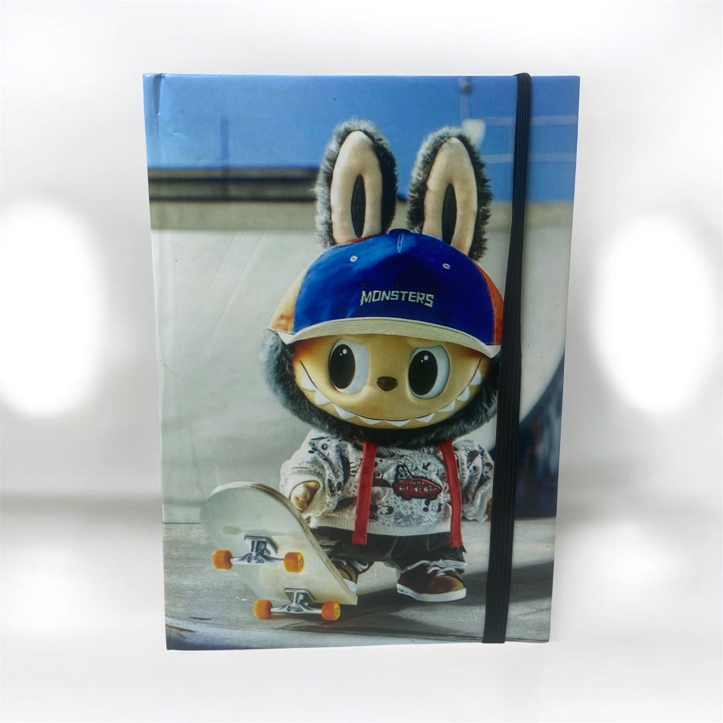 Labubu "Street Style" Skateboard Graphic Hardcover Notebook