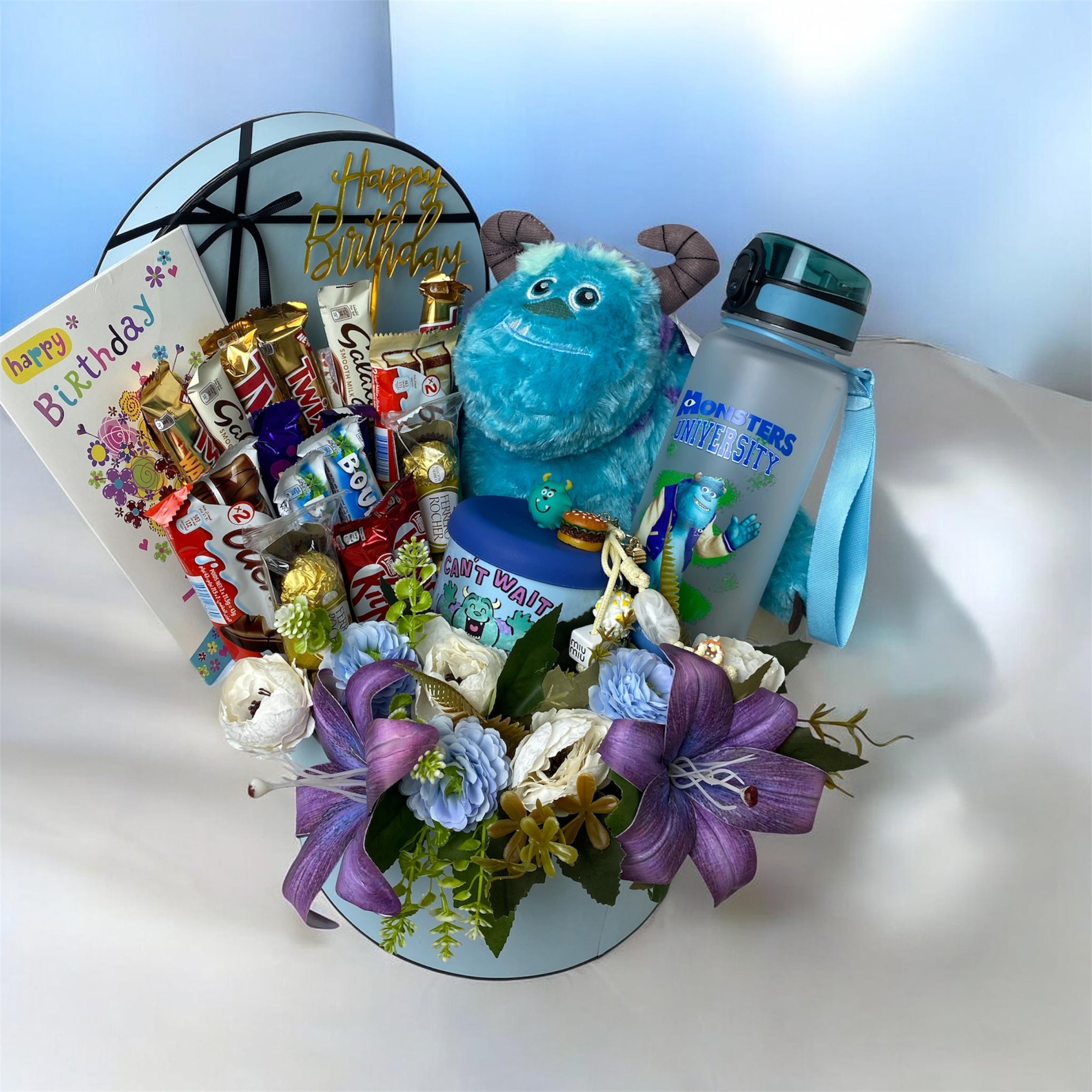 Monsters University Birthday Gift Box – Premium Chocolate & Plush Set
