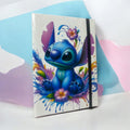 Stitch Tropical Floral & Colorful Splash Hardcover Notebook