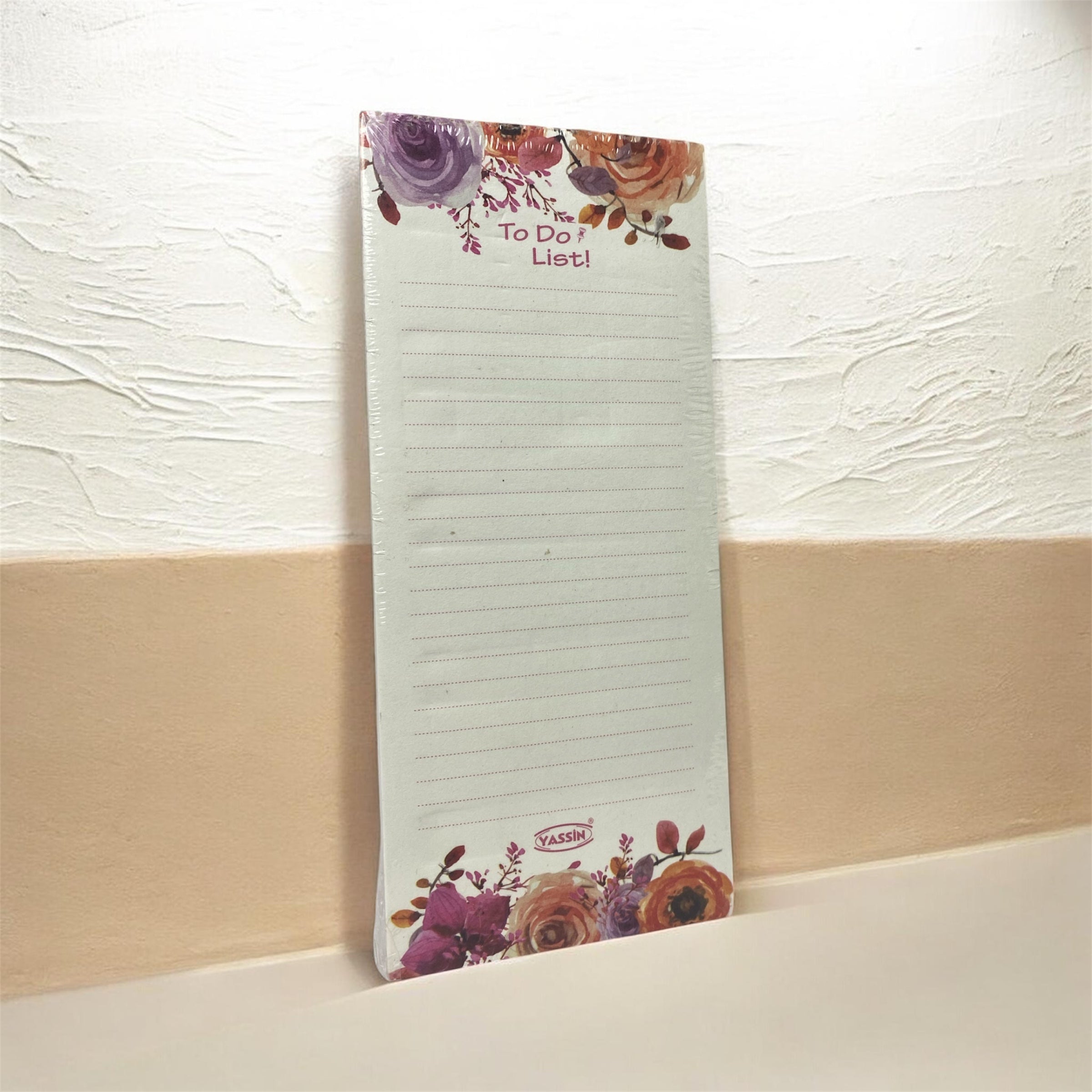 Floral To-Do List Pad