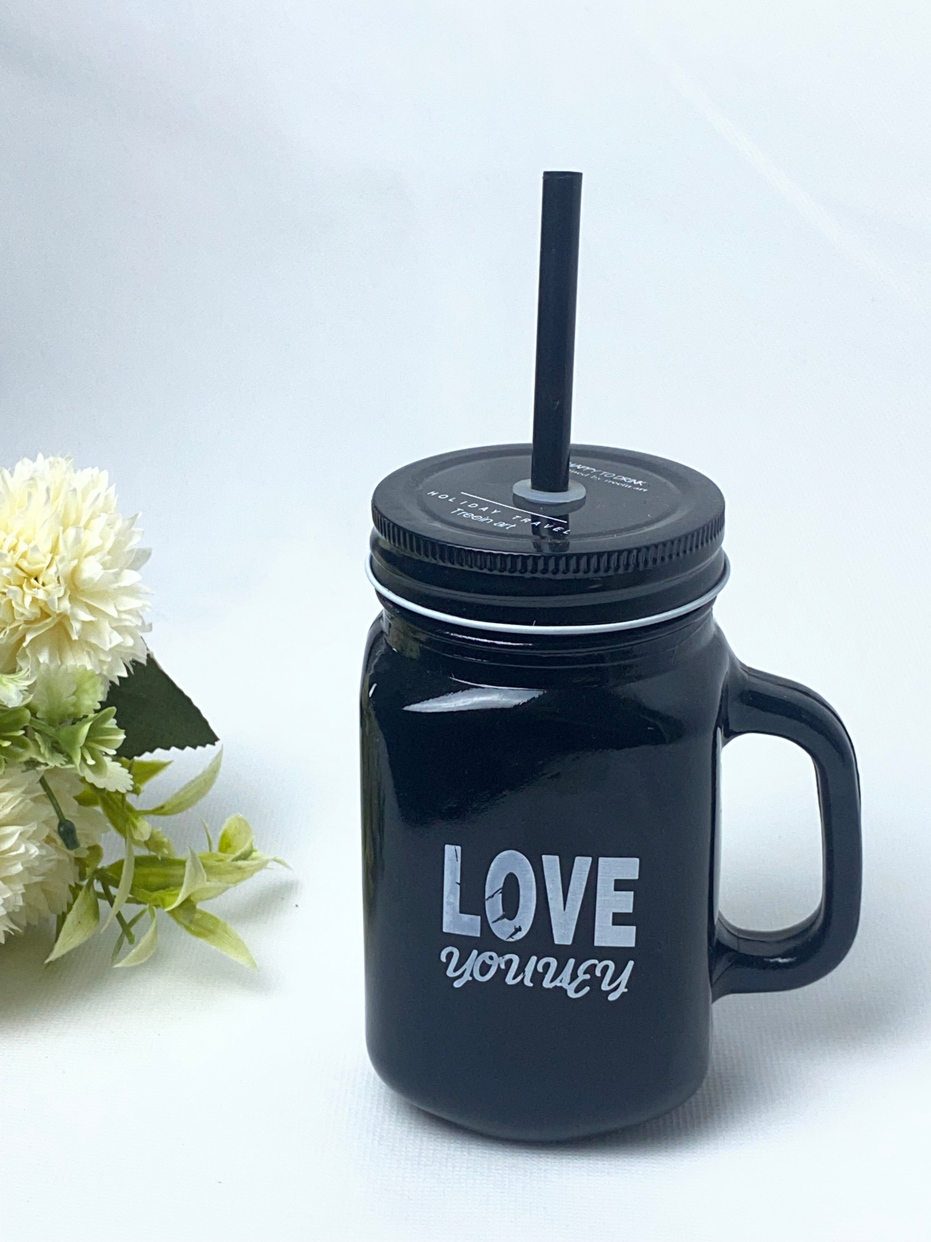 "LOVE" Insulated Glass Tumbler