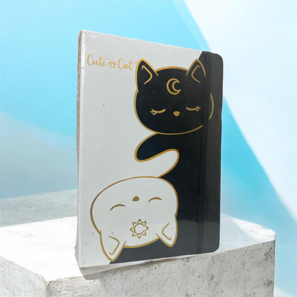 "Cute Cat" Celestial Hardcover Journal