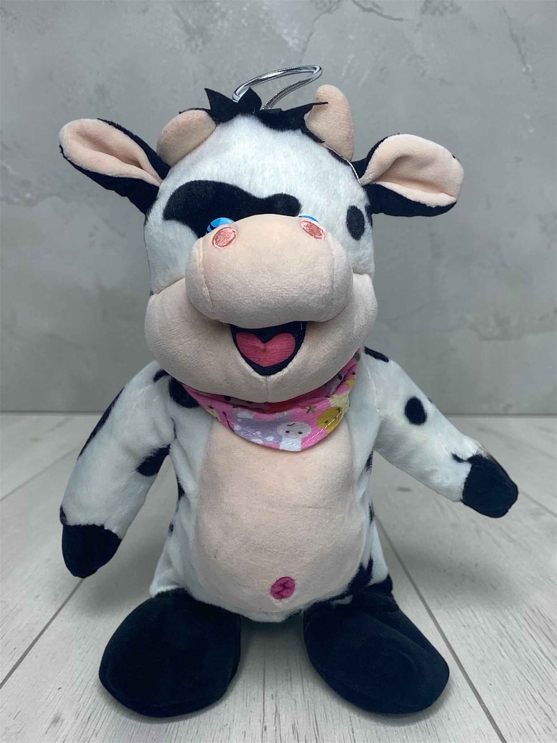 Smiling Spotted Cow Plush
