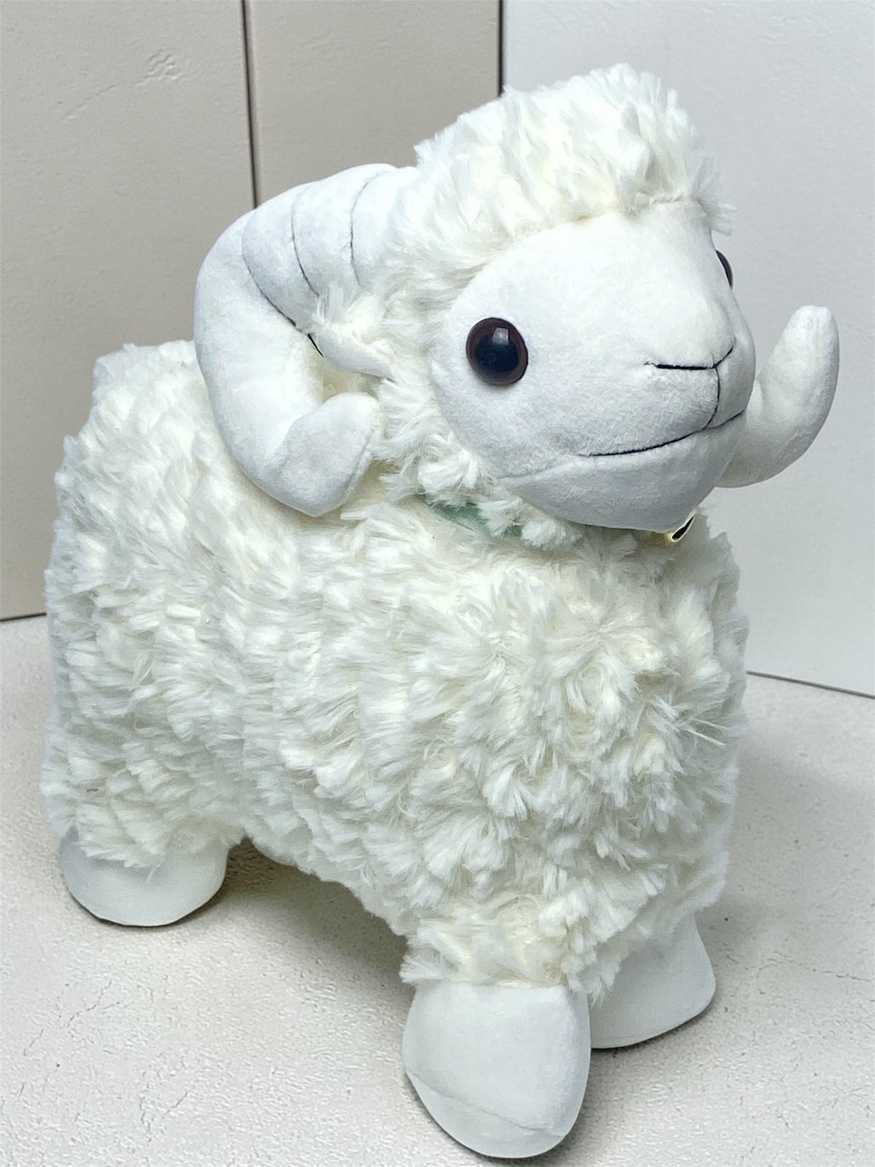 Fluffy White Sheep Plush Toy
