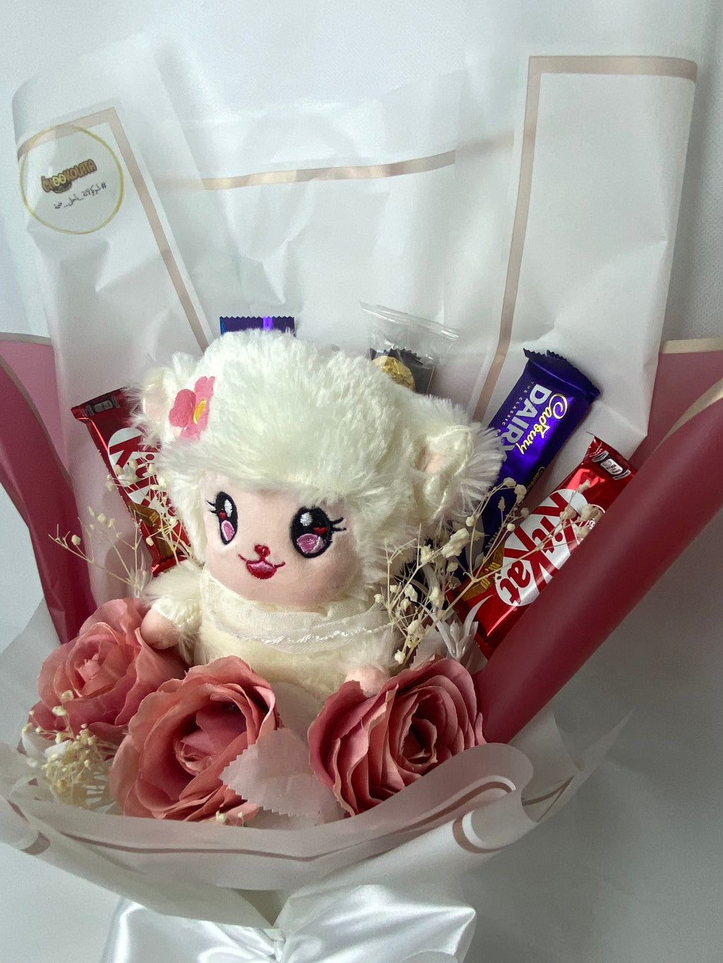 Princess Plush Chocolate Rose Bouquet
