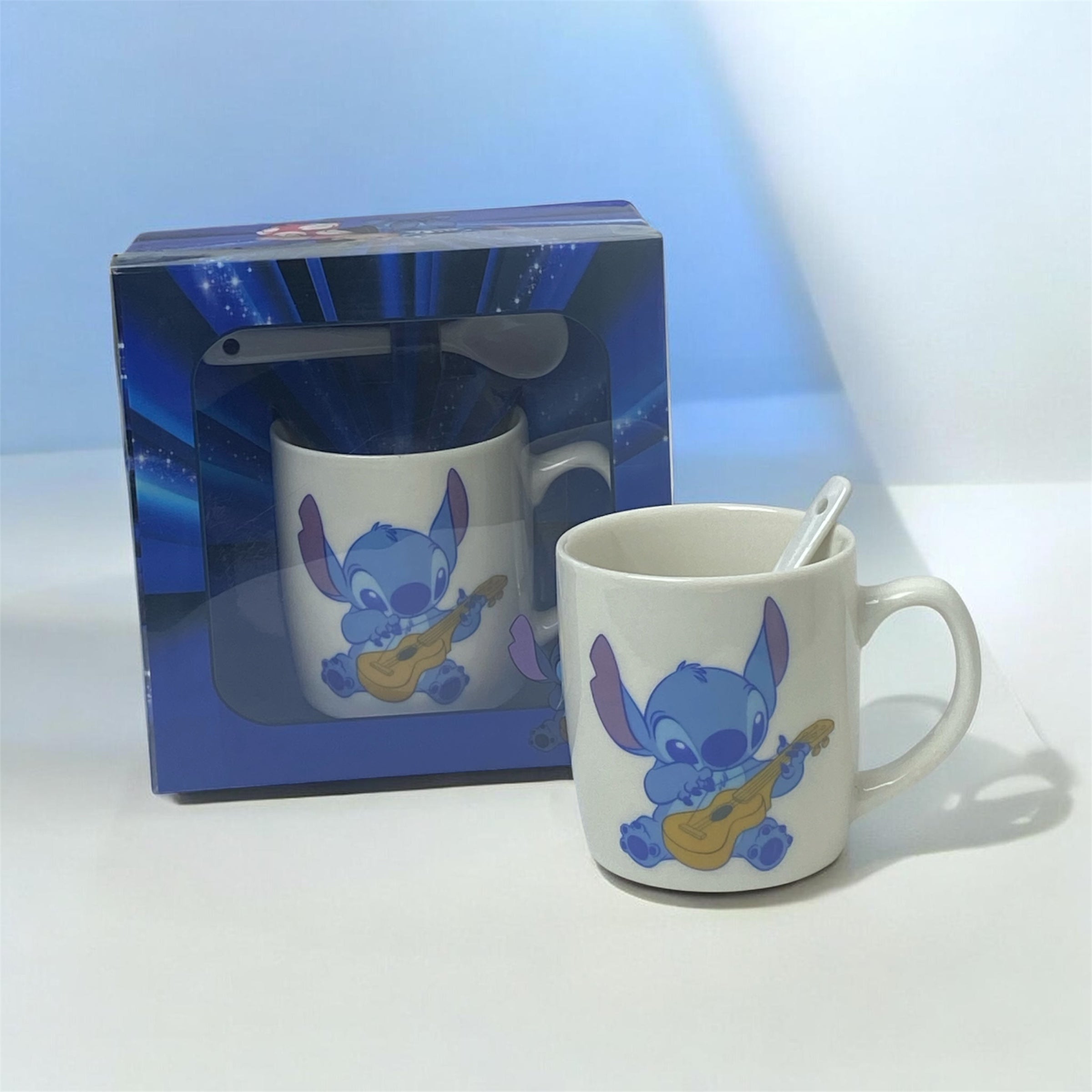 Disney Stitch Ukulele Ceramic Mug Gift Set