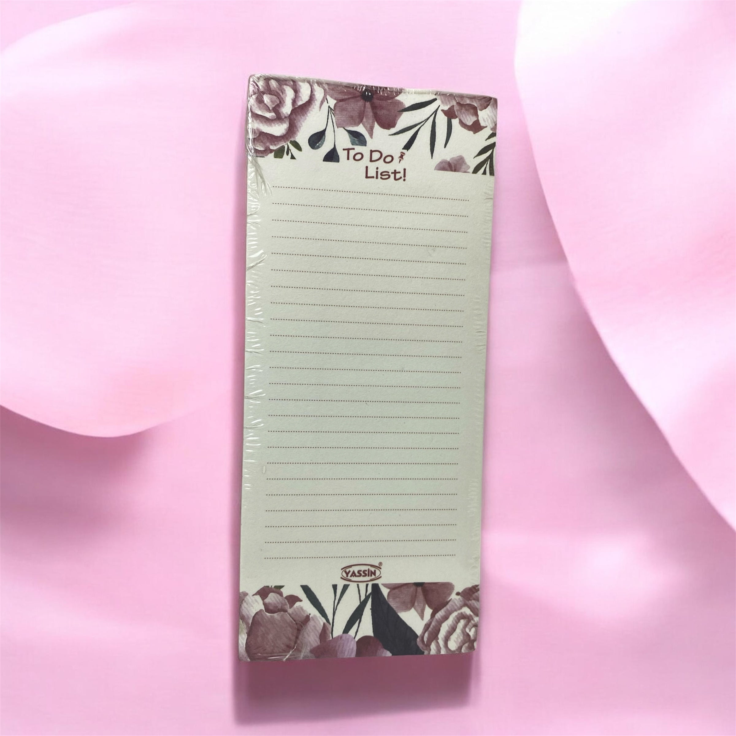 Floral To-Do List Pad