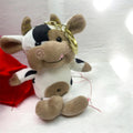 Cute Spotted Cow Plush Keychain