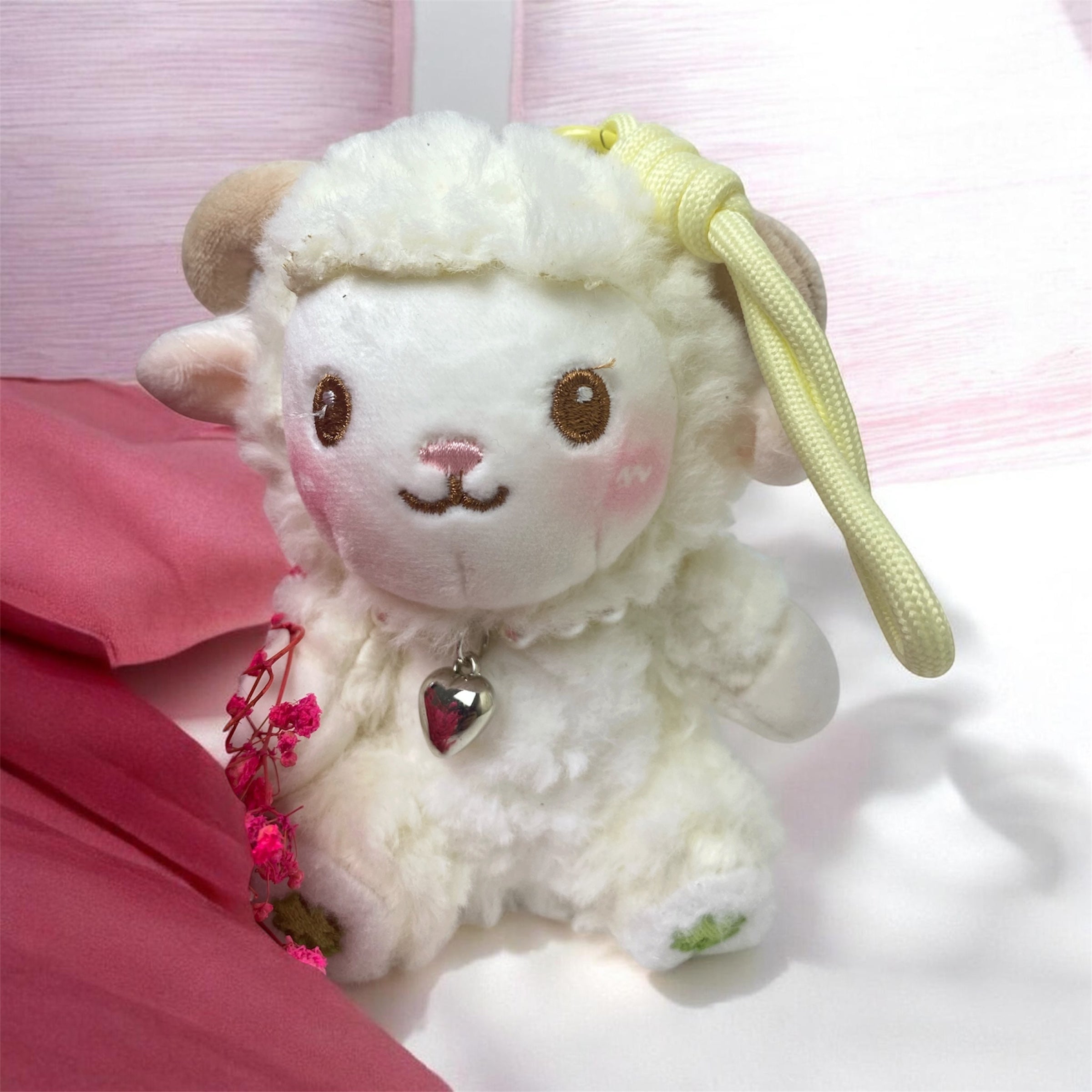 Cute Little Lamb Plush Keychain