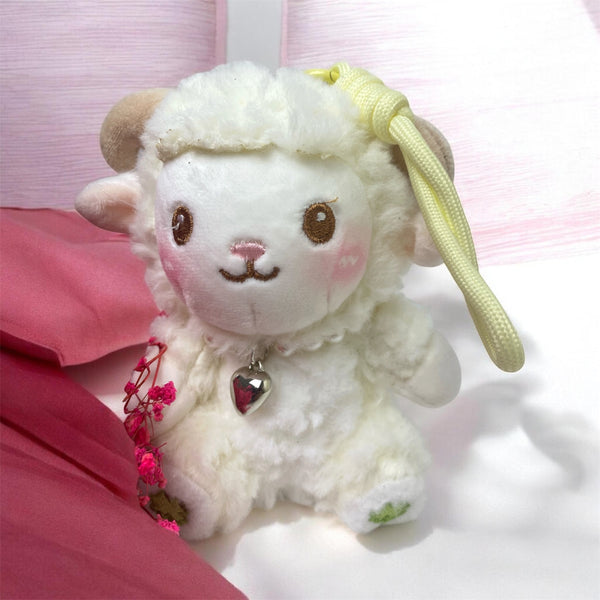 Cute Little Lamb Plush Keychain