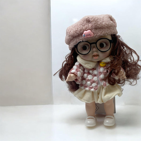 Cute Princess Doll with Glasses