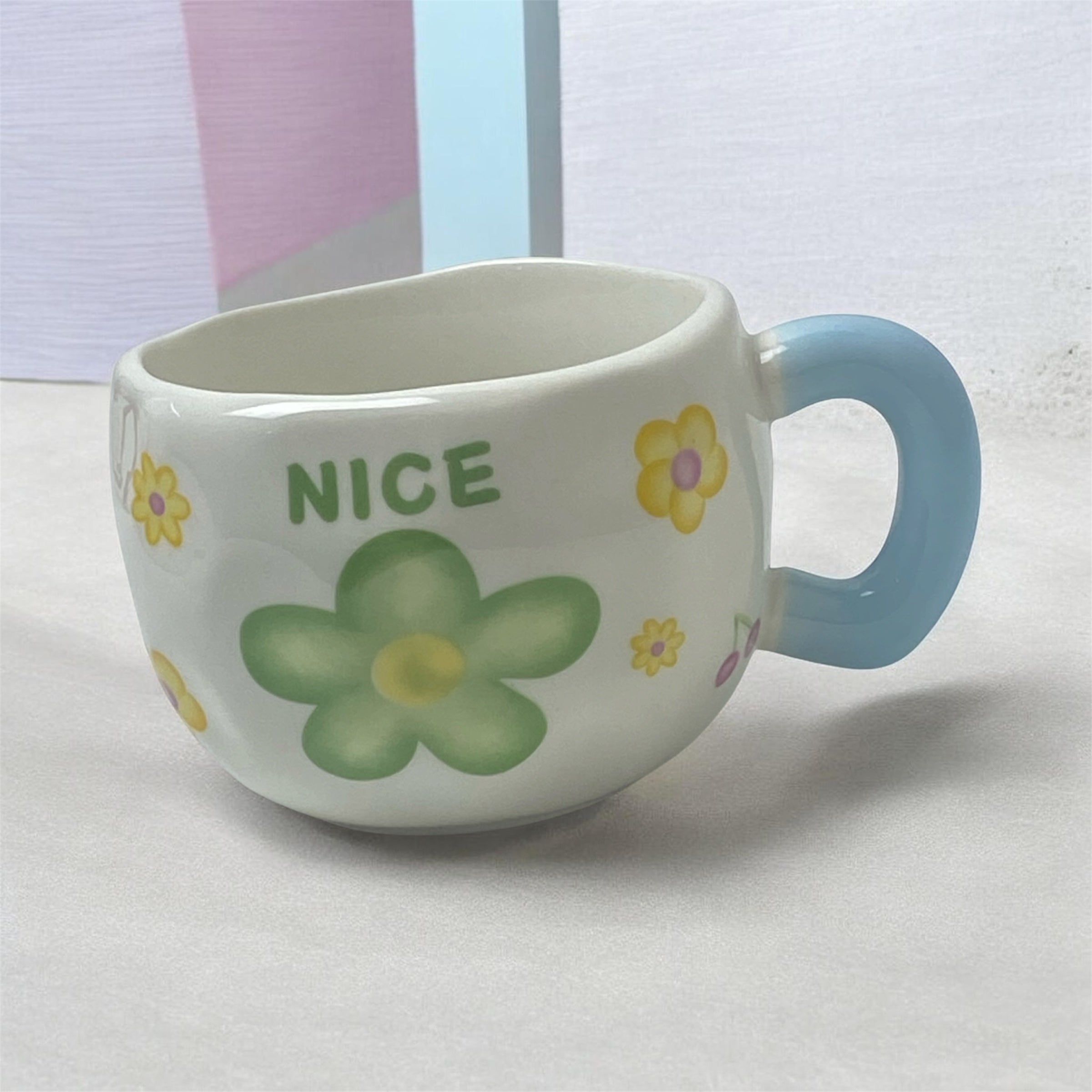 Nice Flower Ceramic Mug