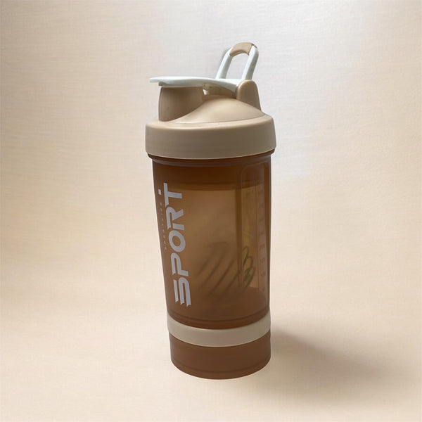 Earth Tone Aesthetic Gym Shaker & Supplement Bottle
