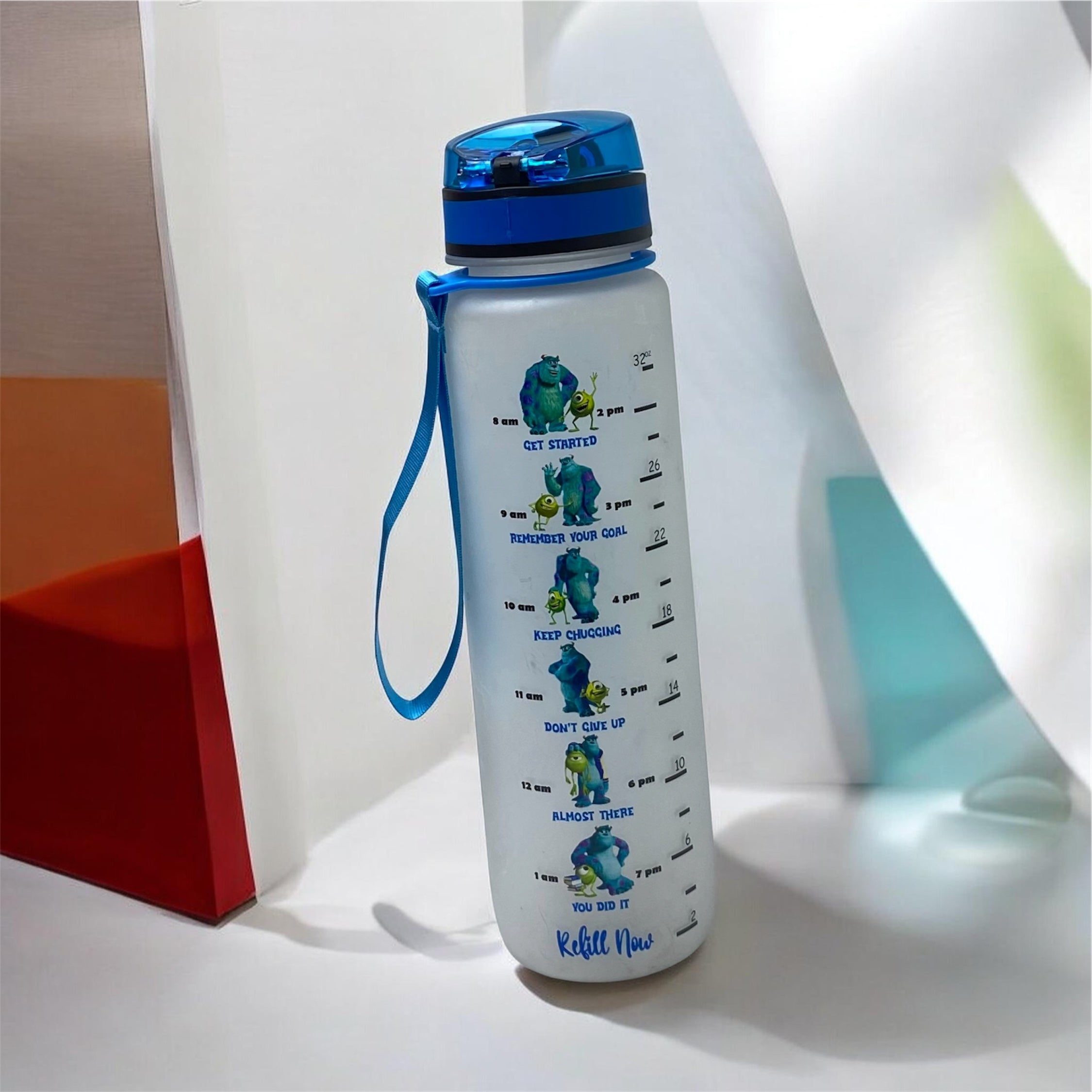 Disney Pixar Monsters University Sulley & Mike Water Bottle
