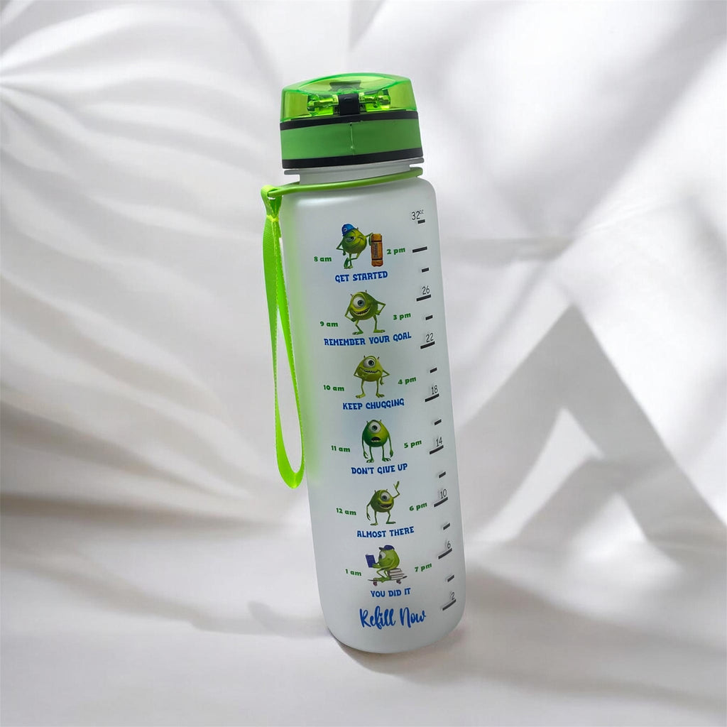 Disney Pixar Monsters University Mike Wazowski Water Bottle