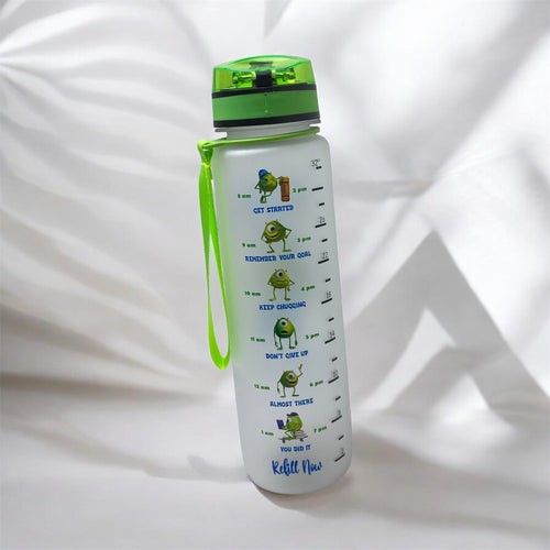 Disney Pixar Monsters University Mike Wazowski Water Bottle